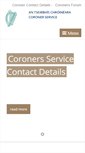 Mobile Screenshot of coroner.ie
